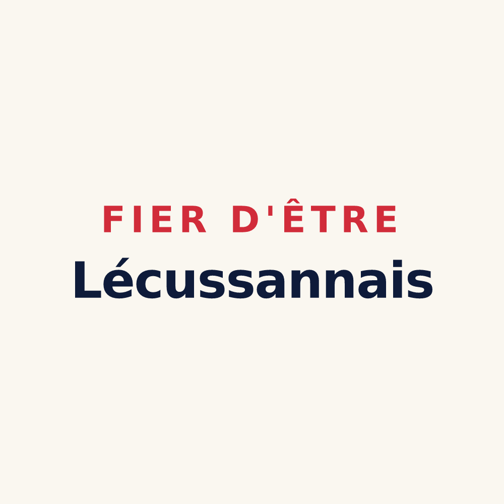 Tasse « Fier d'être Lécussannais » — design pour Lécussan