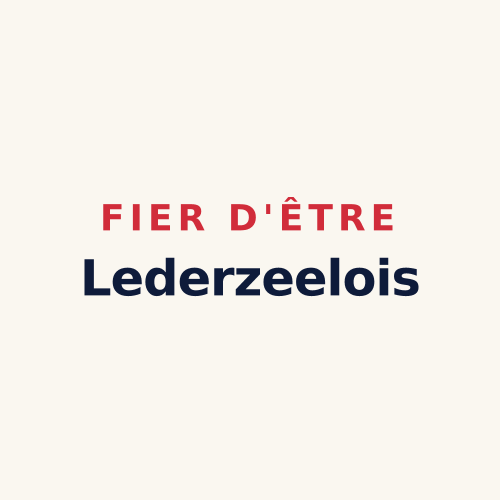 Tasse « Fier d'être Lederzeelois » — design pour Lederzeele