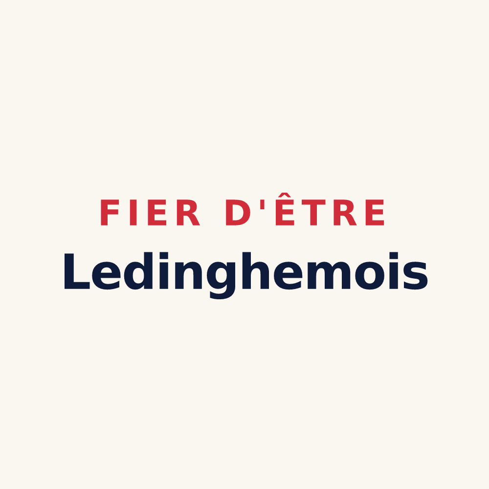 Tasse « Fier d'être Ledinghemois » — design pour Ledinghem