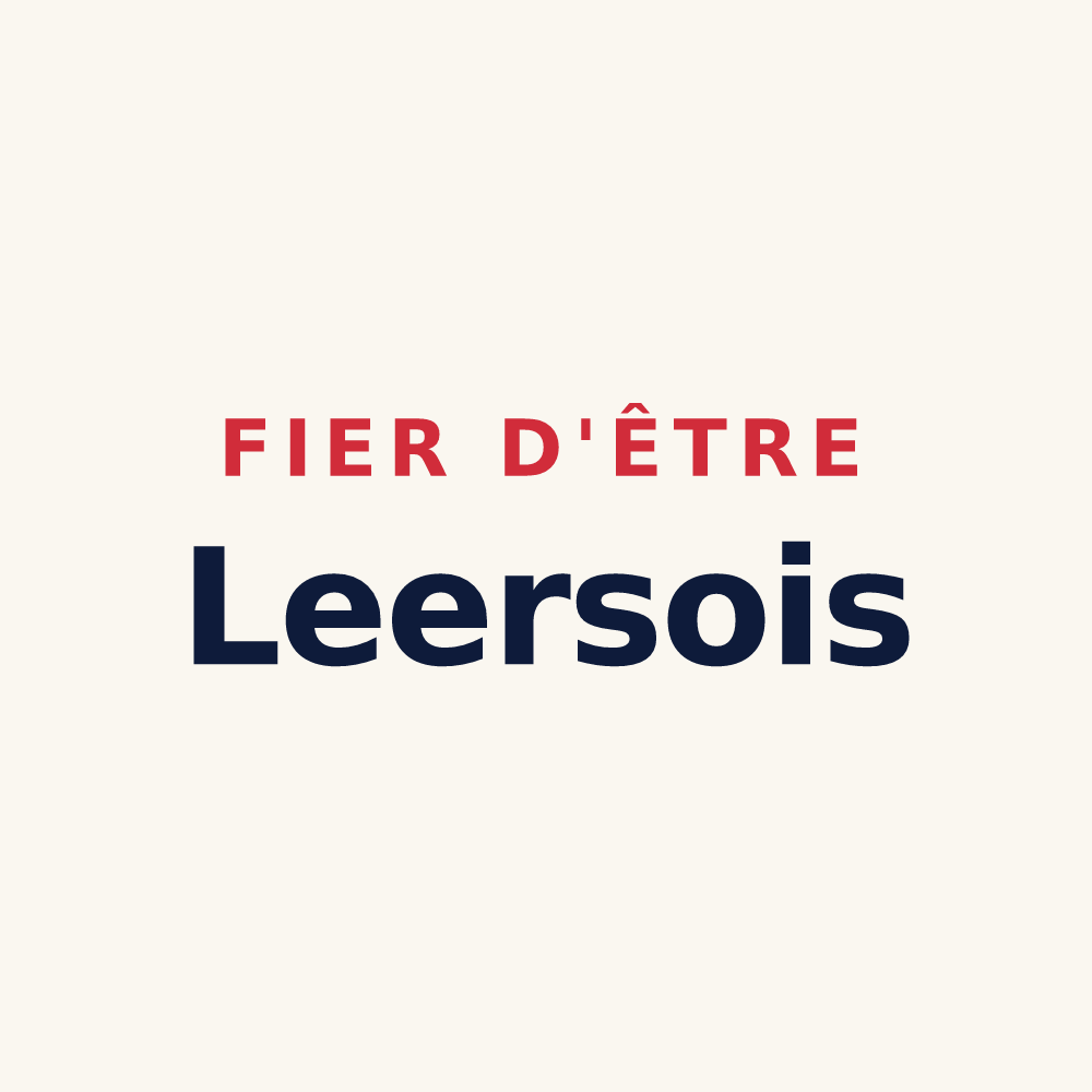 Tasse « Fier d'être Leersois » — design pour Leers