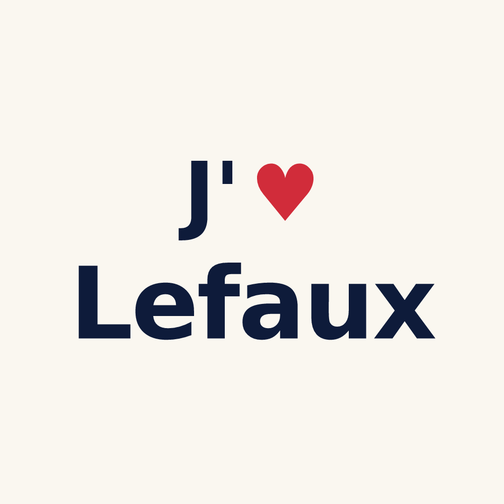 Tasse personnalisée Lefaux — design J'aime Lefaux