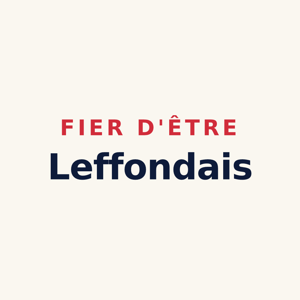 Tasse « Fier d'être Leffondais » — design pour Leffonds