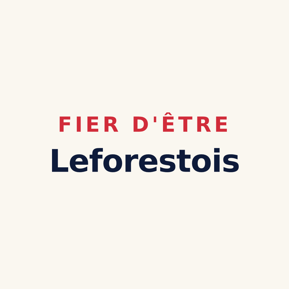 Tasse « Fier d'être Leforestois » — design pour Leforest