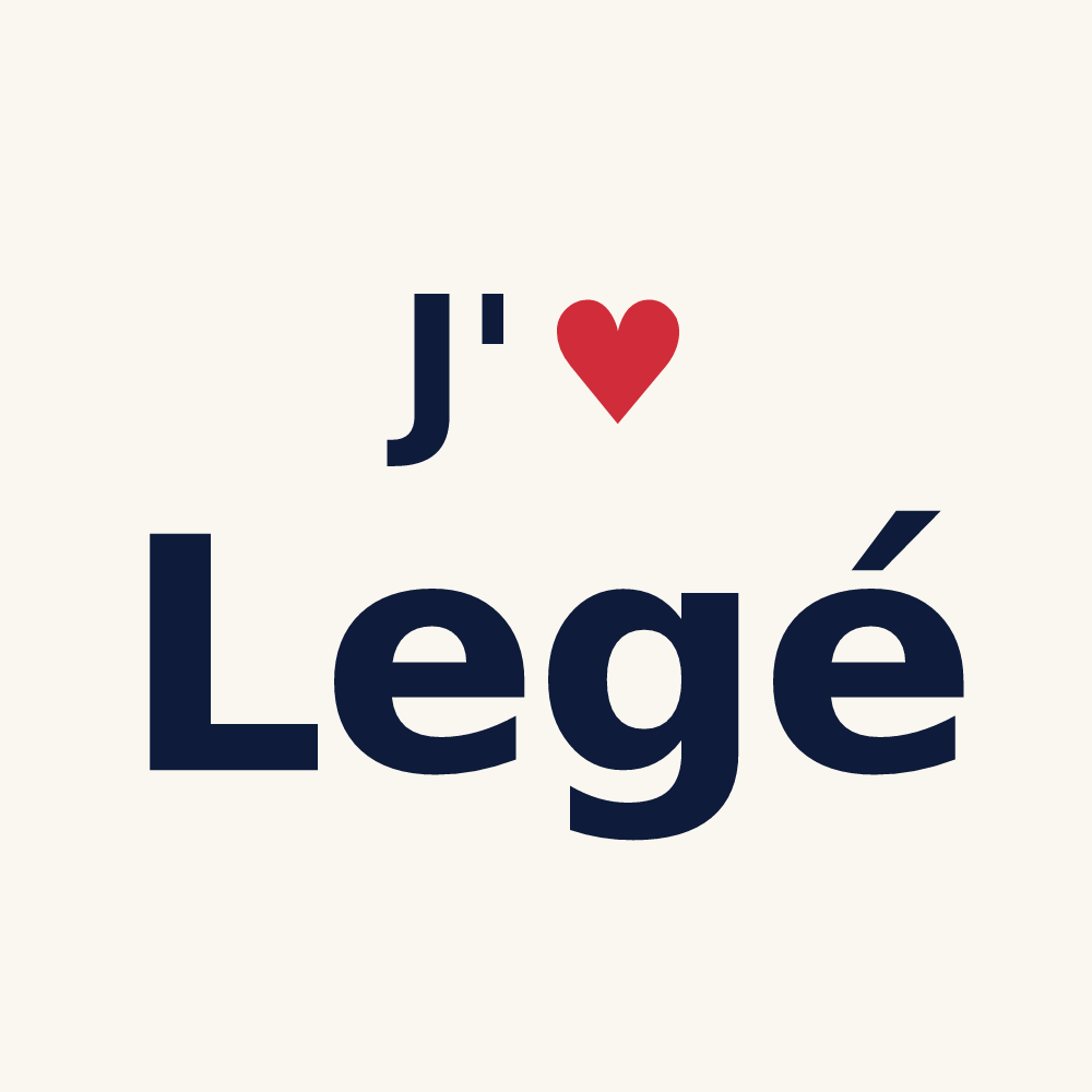 Tasse personnalisée Legé — design J'aime Legé