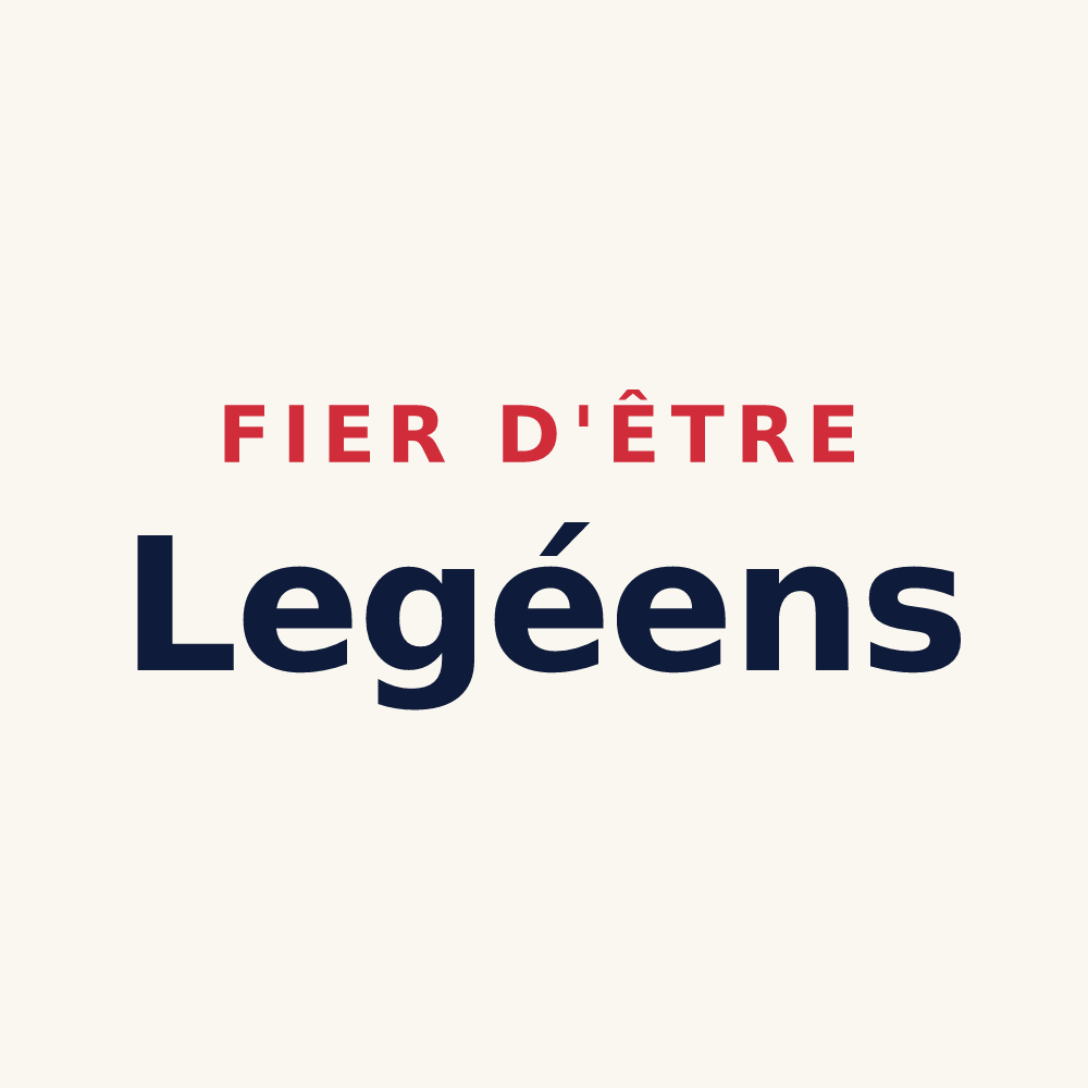Tasse « Fier d'être Legéens » — design pour Legé