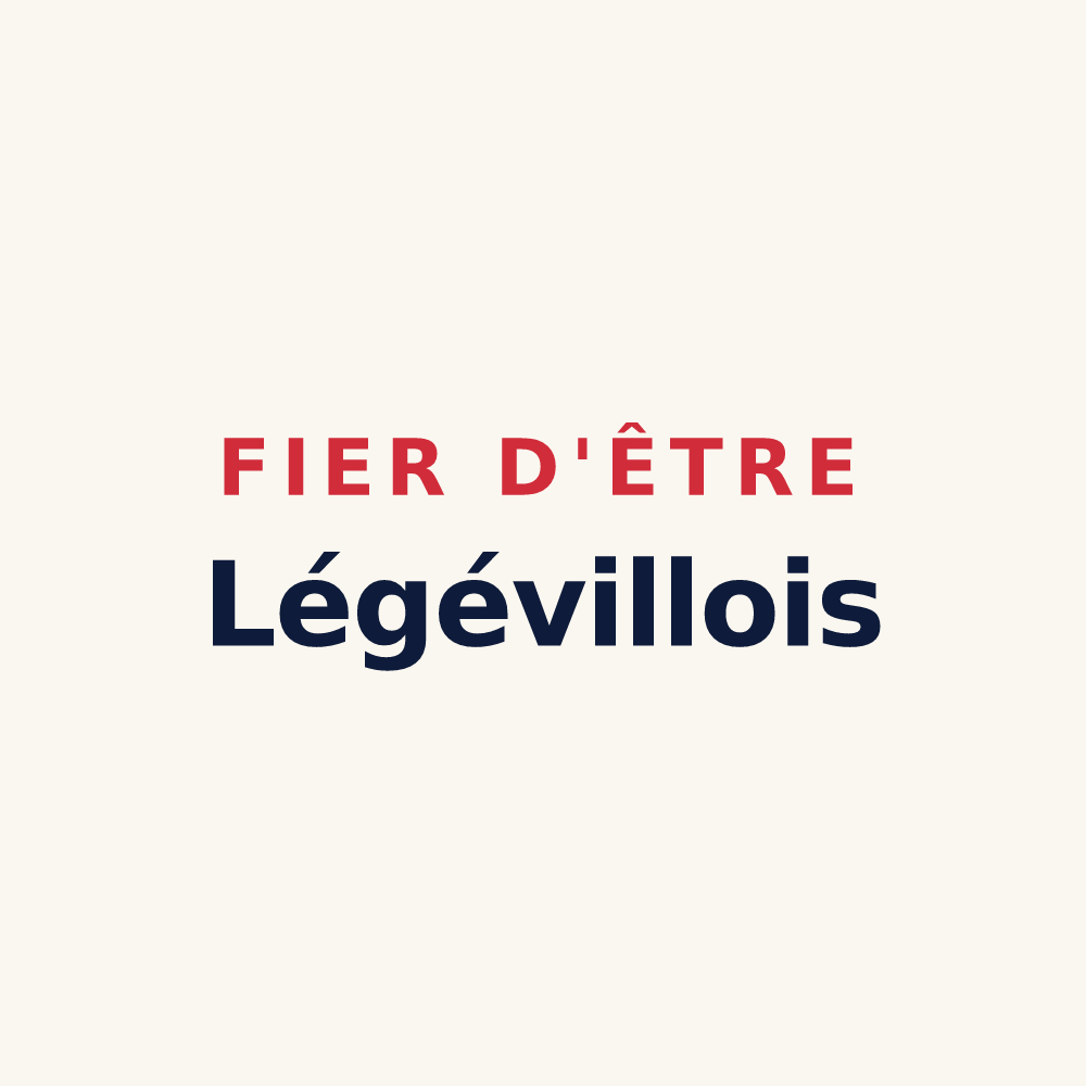 Tasse « Fier d'être Légévillois » — design pour Légéville-et-Bonfays