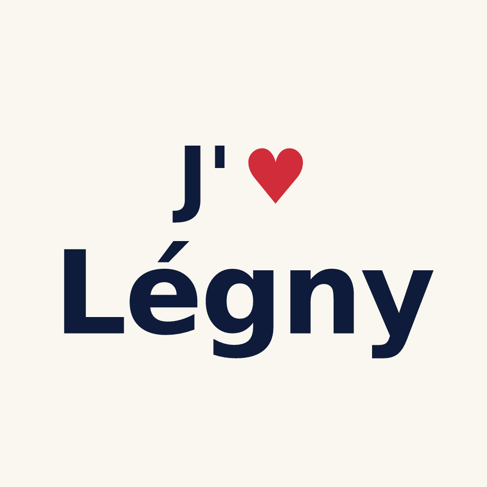 Tasse personnalisée Légny — design J'aime Légny