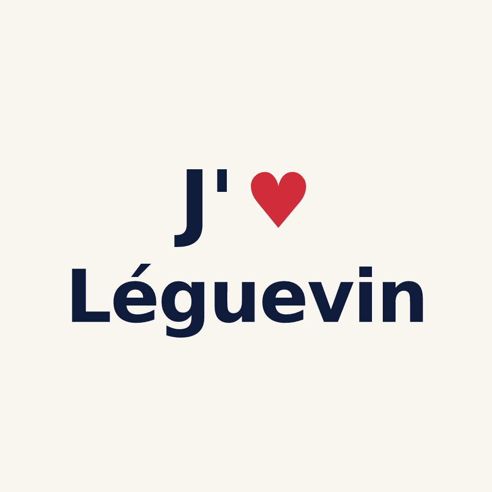 Tasse personnalisée Léguevin — design J'aime Léguevin