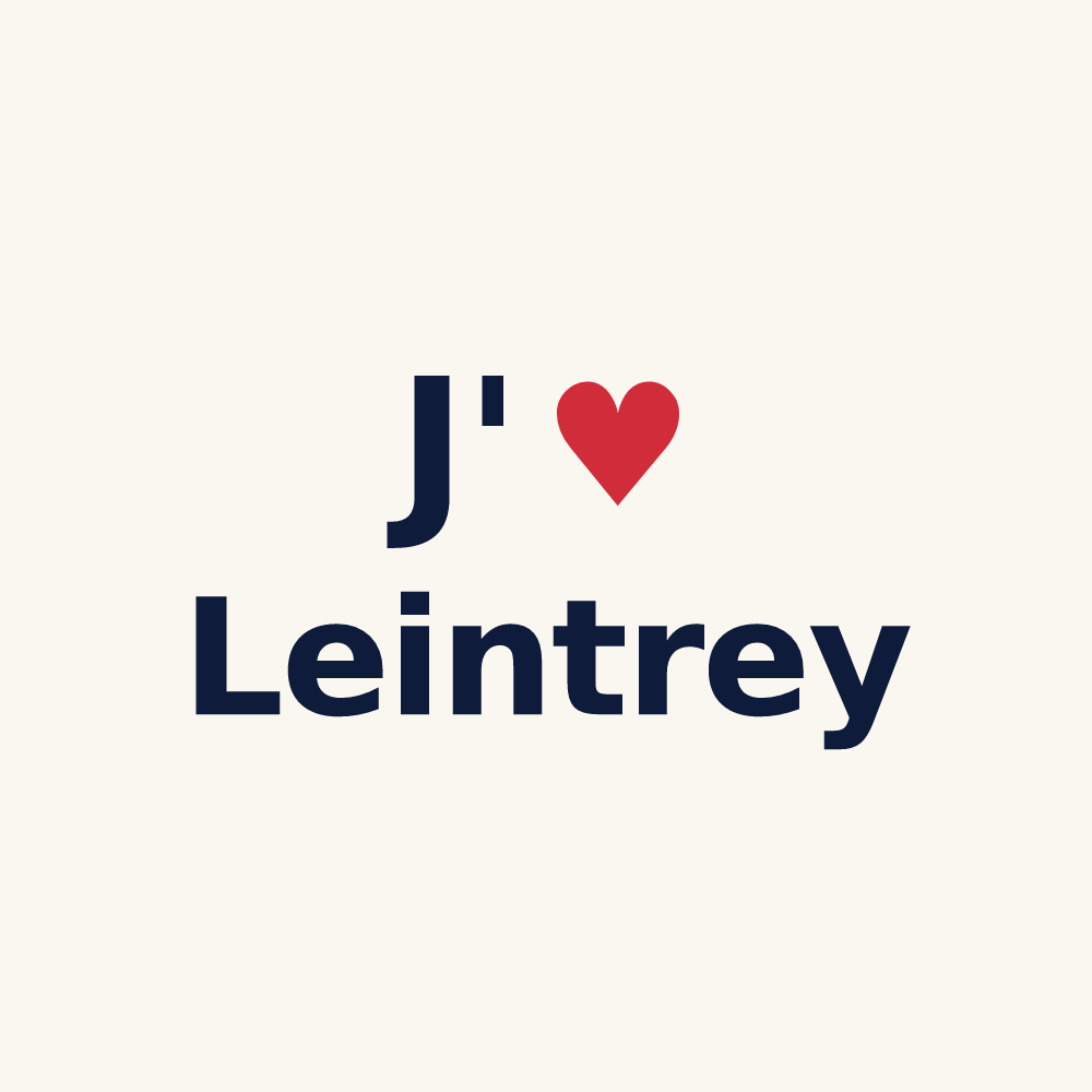 Tasse personnalisée Leintrey — design J'aime Leintrey