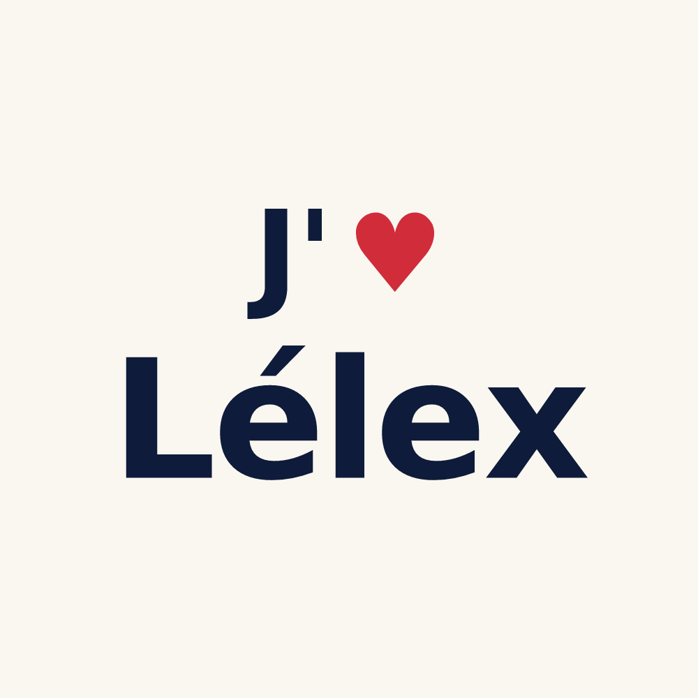 Tasse personnalisée Lélex — design J'aime Lélex