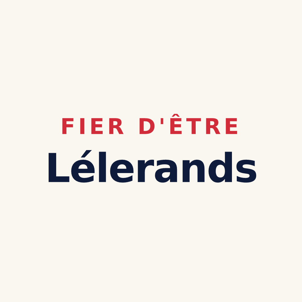 Tasse « Fier d'être Lélerands » — design pour Lélex