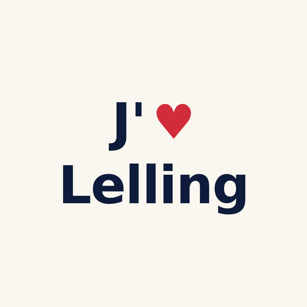 Tasse personnalisée Lelling — design J'aime Lelling