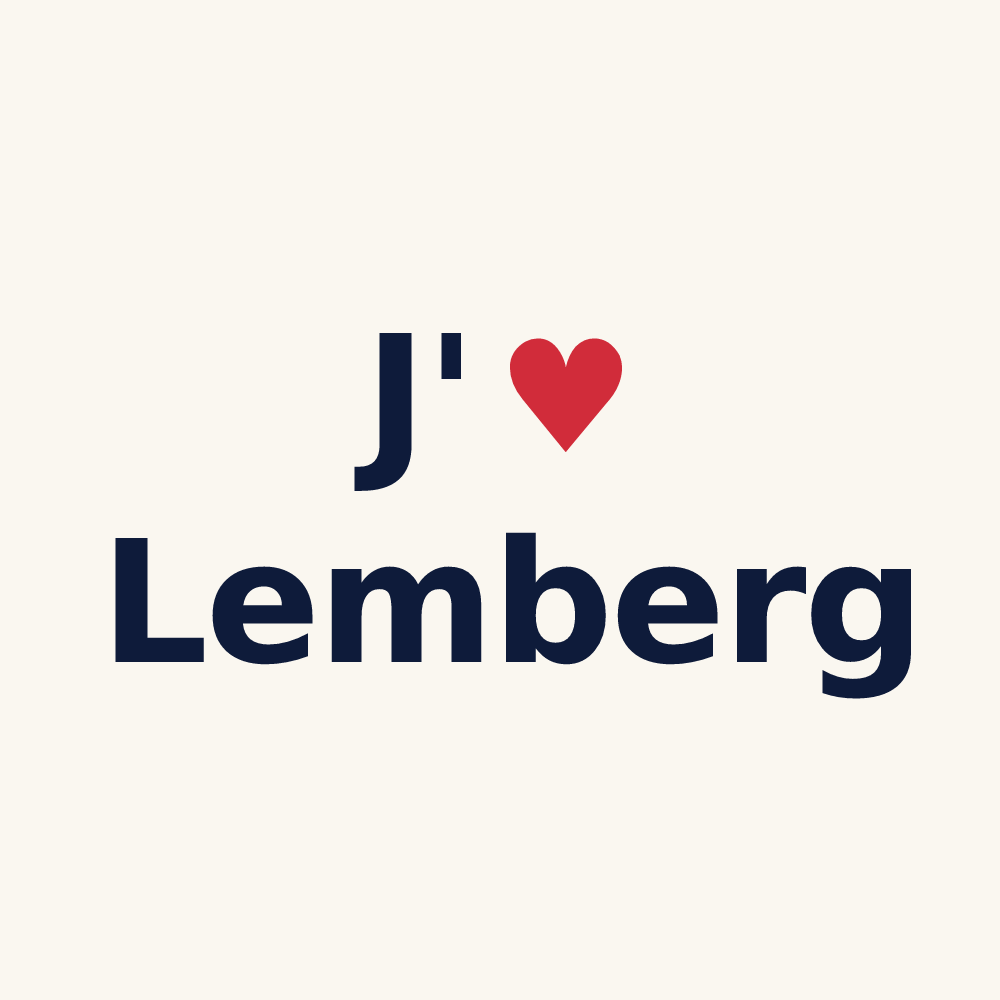 Tasse personnalisée Lemberg — design J'aime Lemberg