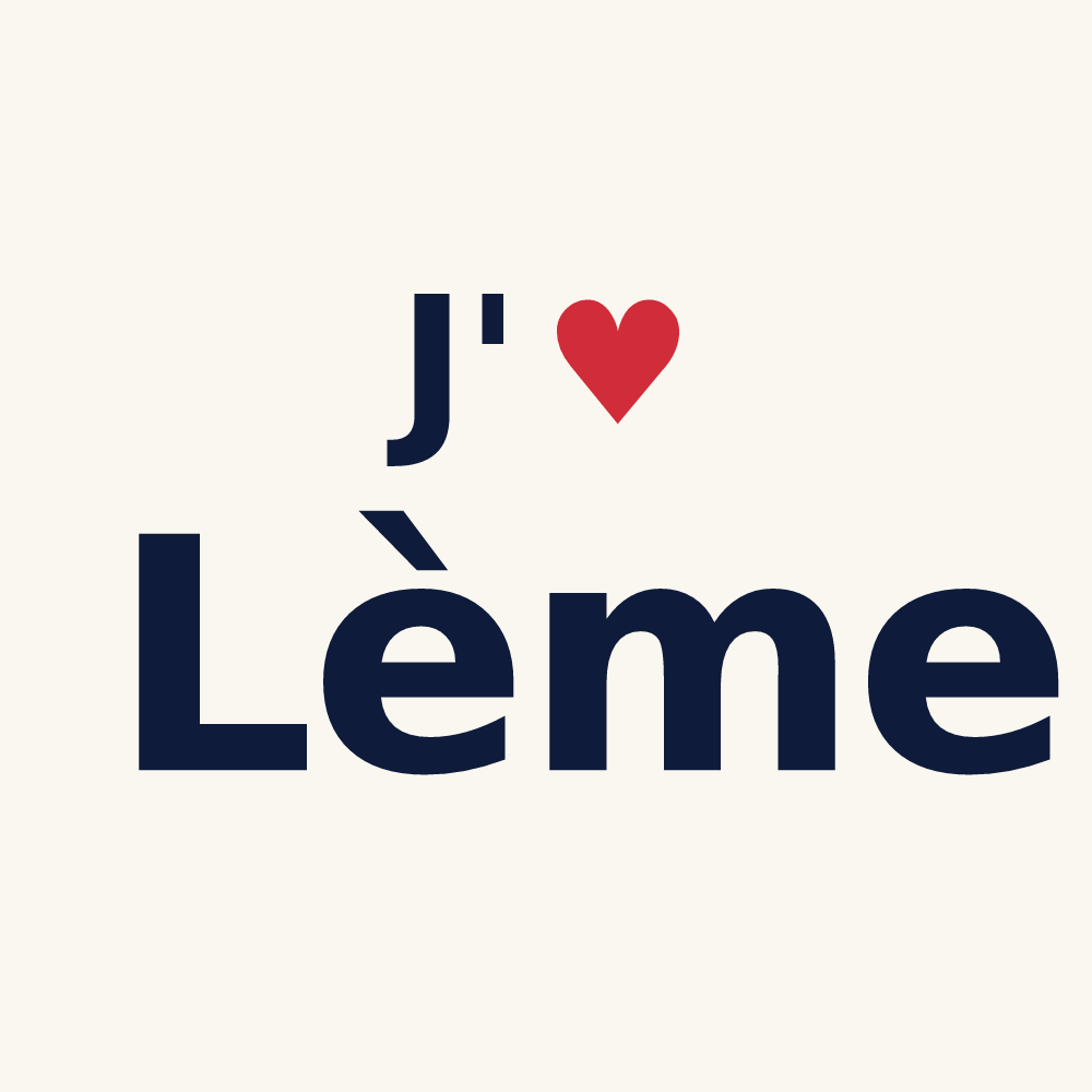 Tasse personnalisée Lème — design J'aime Lème