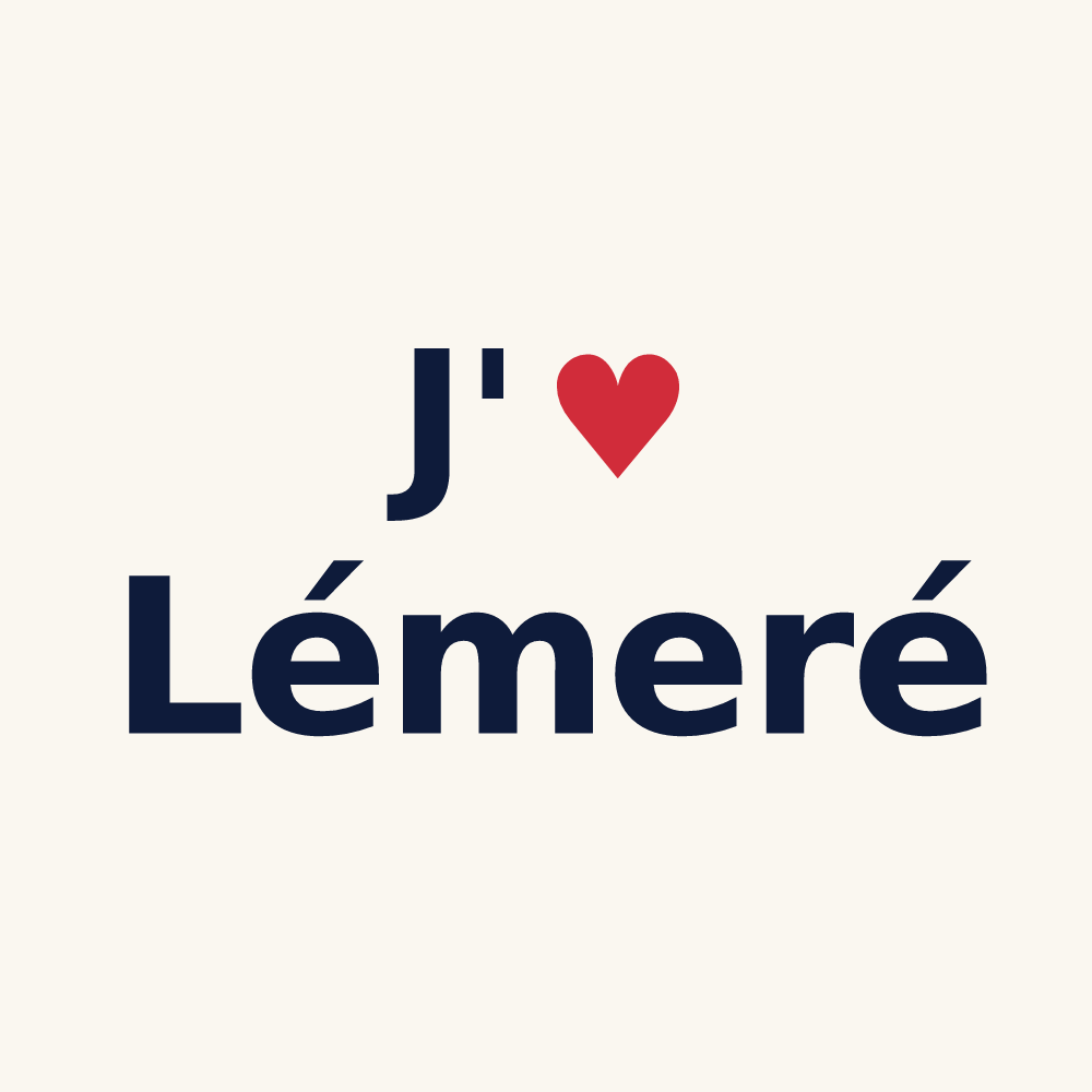 Tasse personnalisée Lémeré — design J'aime Lémeré