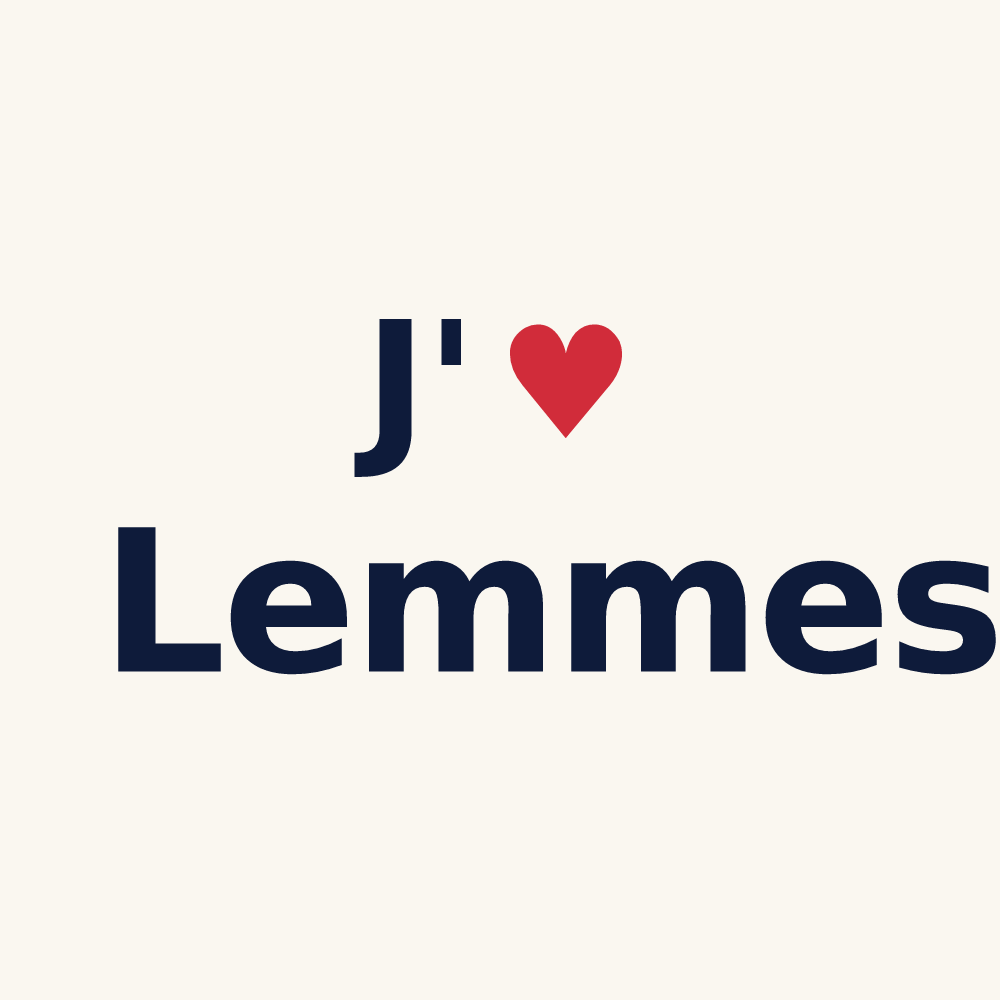 Tasse personnalisée Lemmes — design J'aime Lemmes