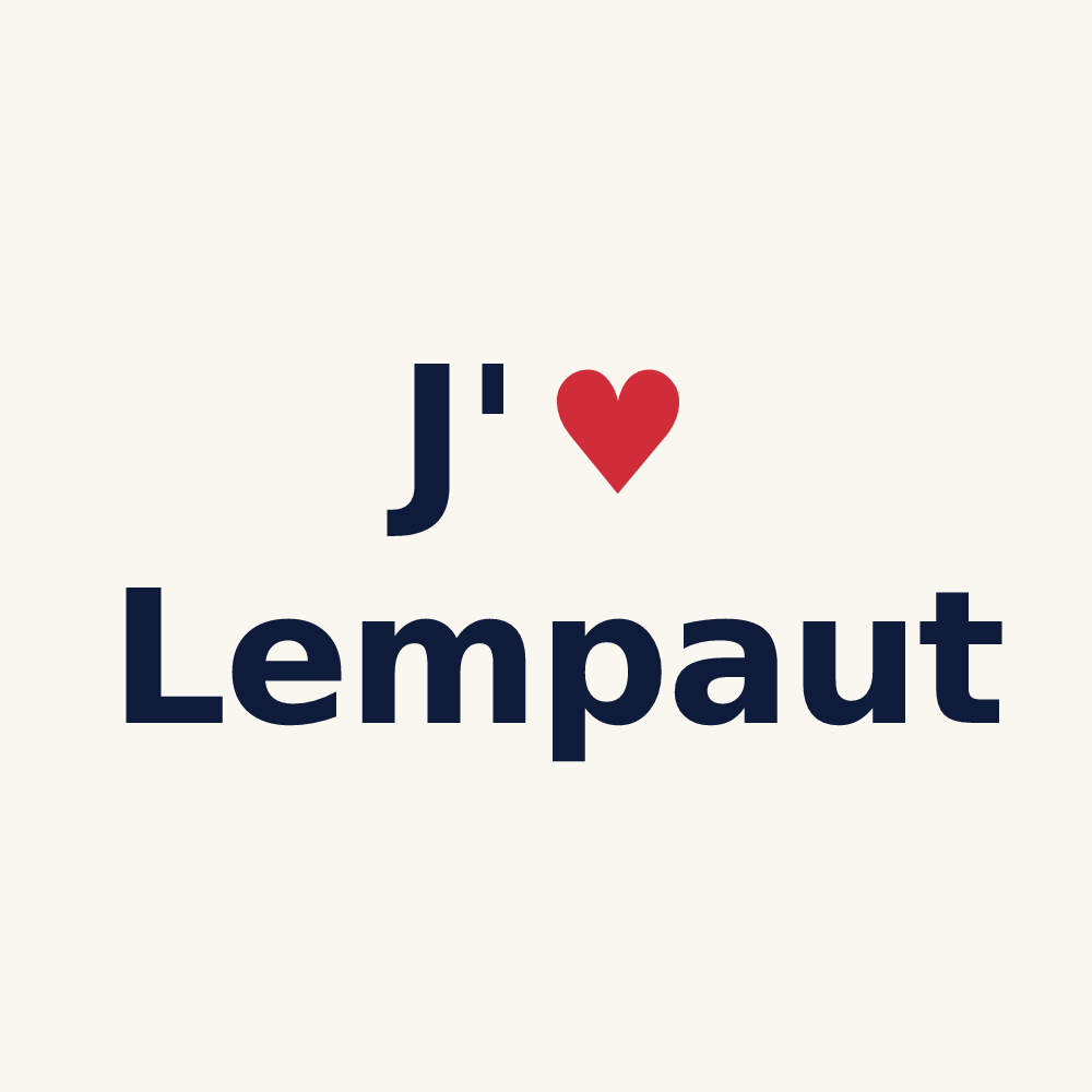 Tasse personnalisée Lempaut — design J'aime Lempaut