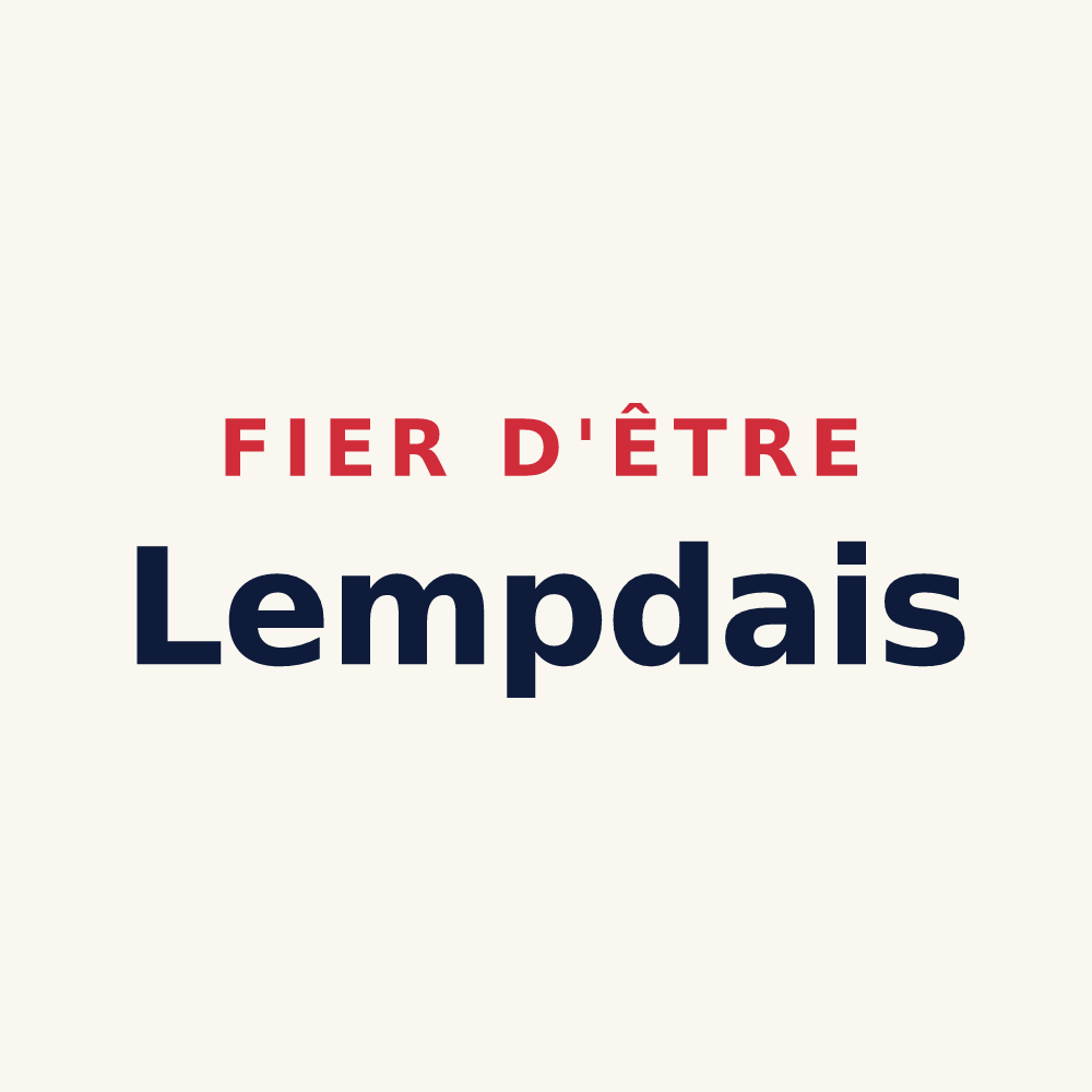 Tasse « Fier d'être Lempdais » — design pour Lempdes-sur-Allagnon