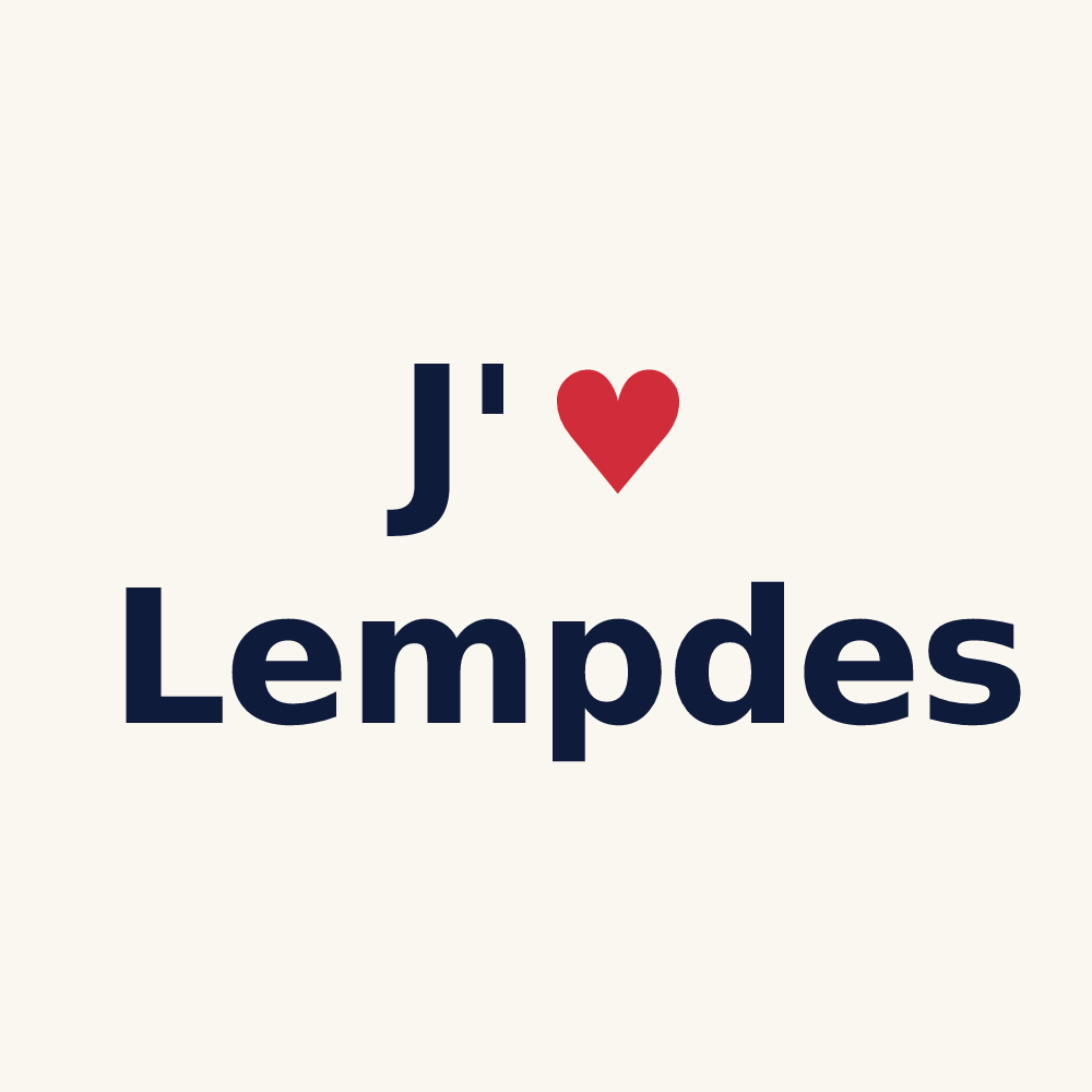 Tasse personnalisée Lempdes — design J'aime Lempdes