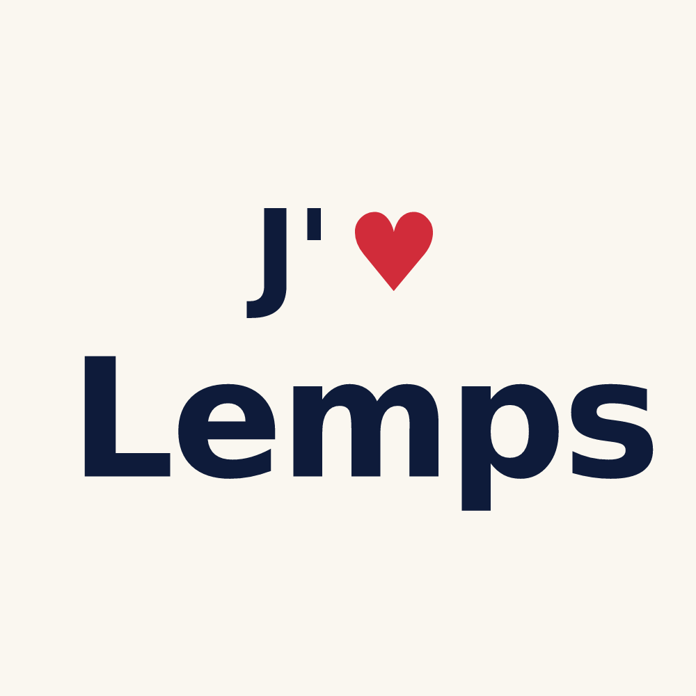 Tasse personnalisée Lemps — design J'aime Lemps