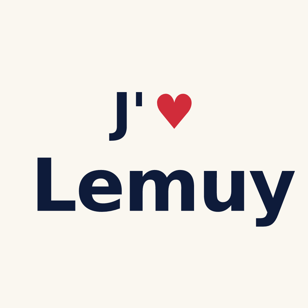 Tasse personnalisée Lemuy — design J'aime Lemuy