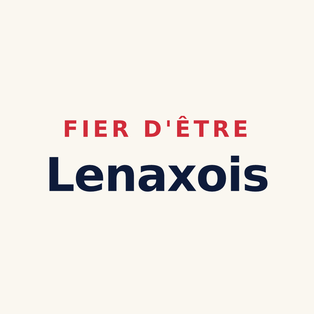 Tasse « Fier d'être Lenaxois » — design pour Lenax