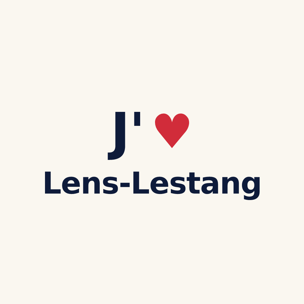 Tasse personnalisée Lens-Lestang — design J'aime Lens-Lestang