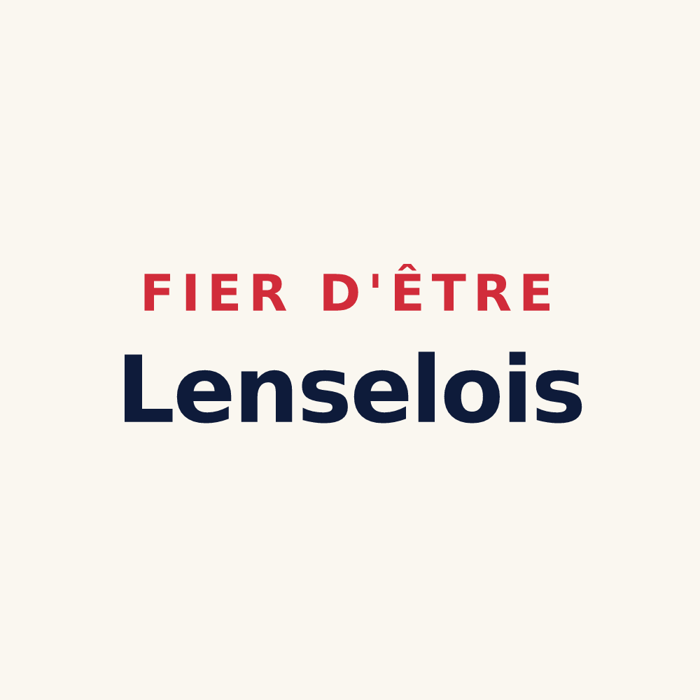 Tasse « Fier d'être Lenselois » — design pour Lens-Lestang
