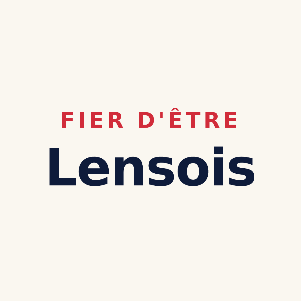 Tasse « Fier d'être Lensois » — design pour Lens