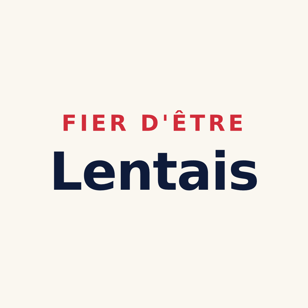Tasse « Fier d'être Lentais » — design pour Lent