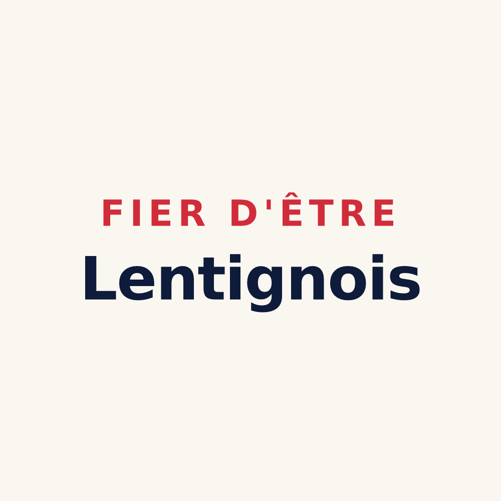 Tasse « Fier d'être Lentignois » — design pour Lentigny