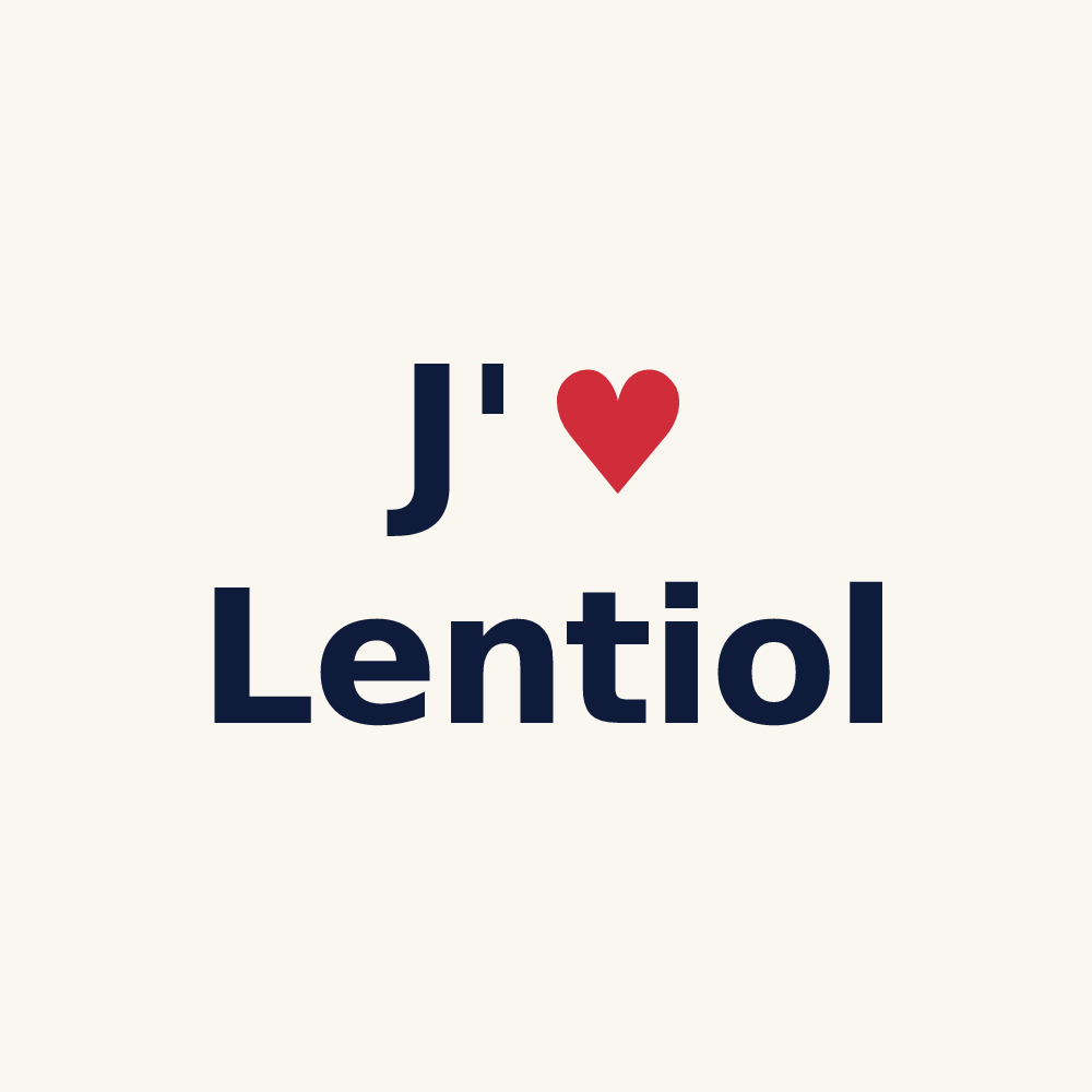 Tasse personnalisée Lentiol — design J'aime Lentiol