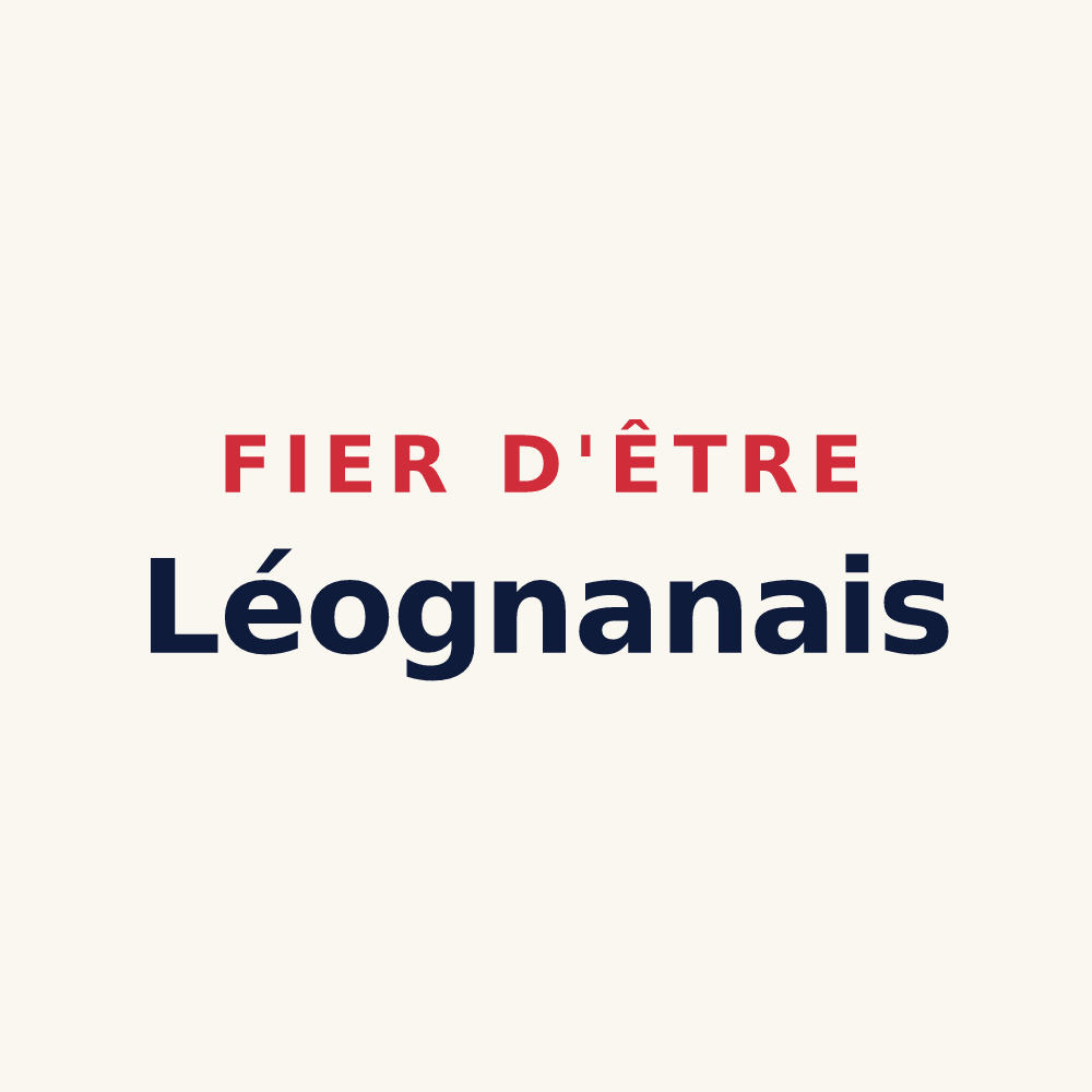 Tasse « Fier d'être Léognanais » — design pour Léognan