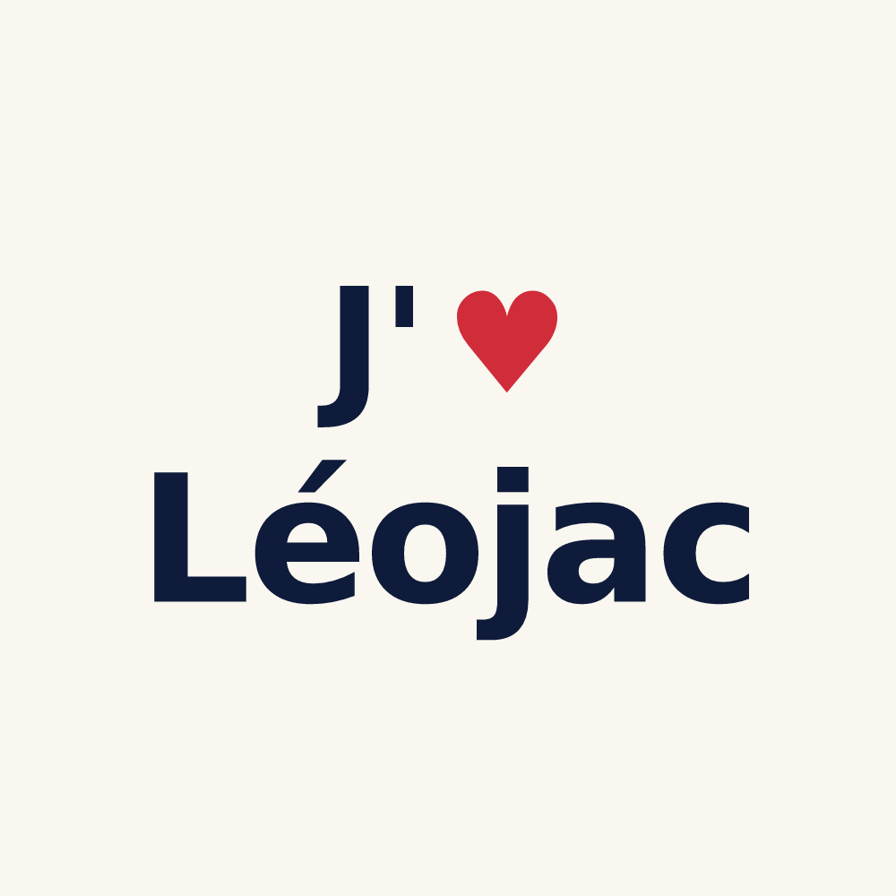 Tasse personnalisée Léojac — design J'aime Léojac