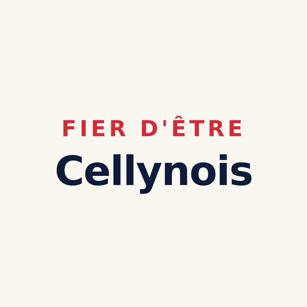 Tasse « Fier d'être Cellynois » — design pour Léoncel