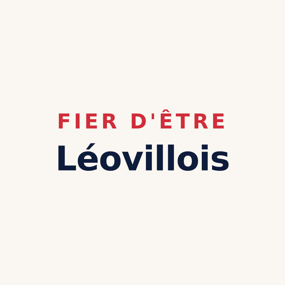 Tasse « Fier d'être Léovillois » — design pour Léoville