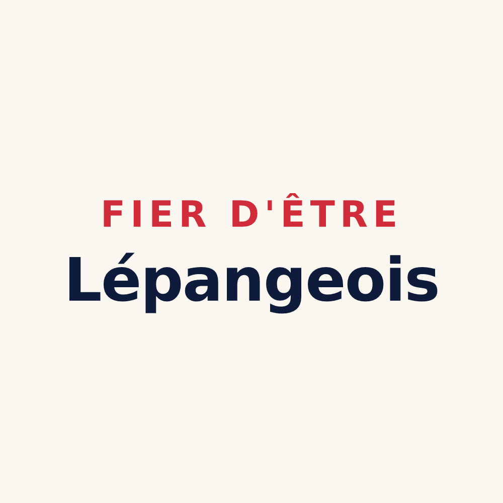 Tasse « Fier d'être Lépangeois » — design pour Lépanges-sur-Vologne