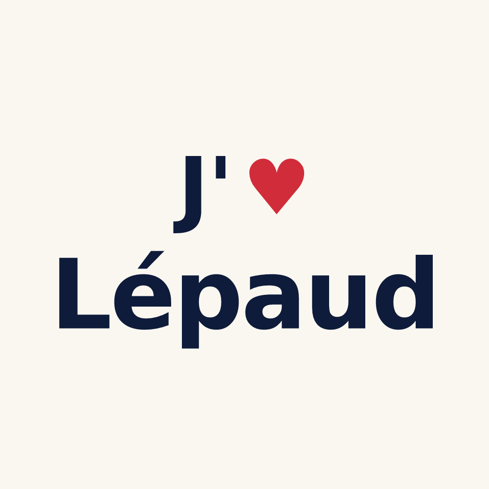 Tasse personnalisée Lépaud — design J'aime Lépaud