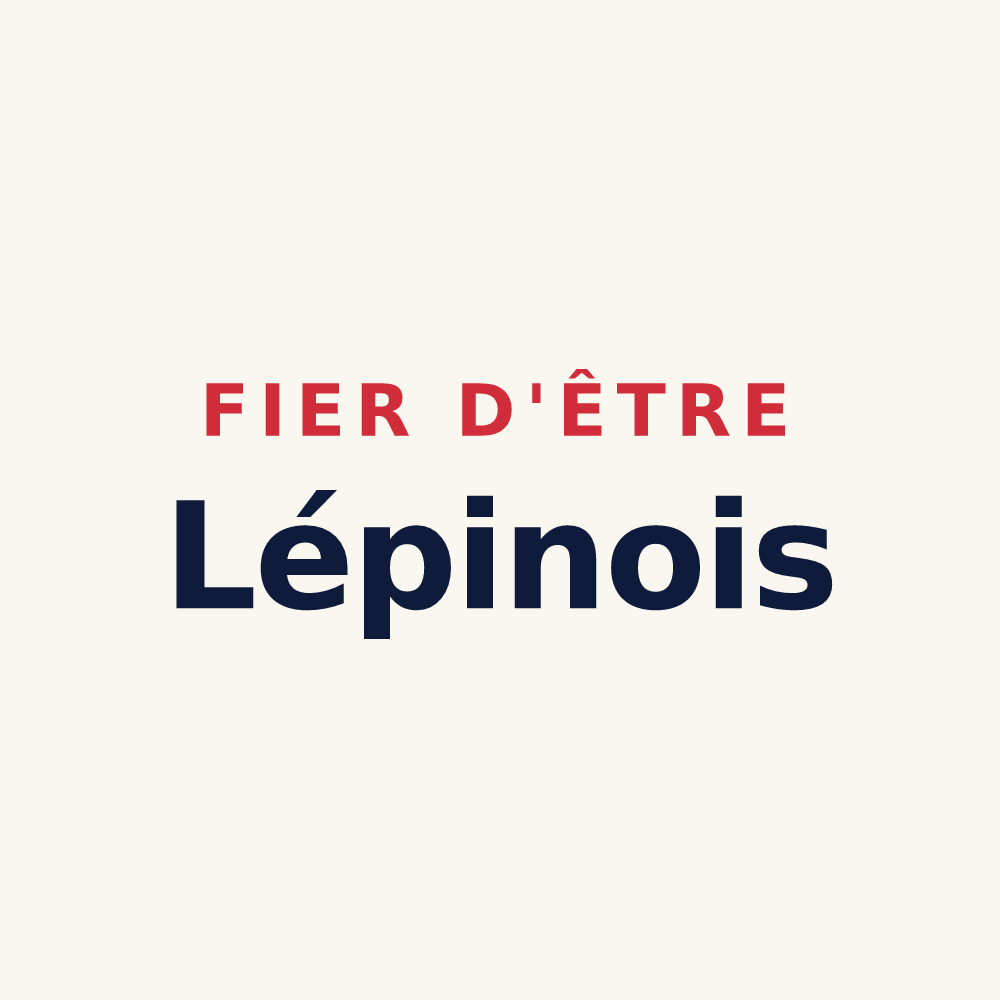 Tasse « Fier d'être Lépinois » — design pour Lépin-le-Lac
