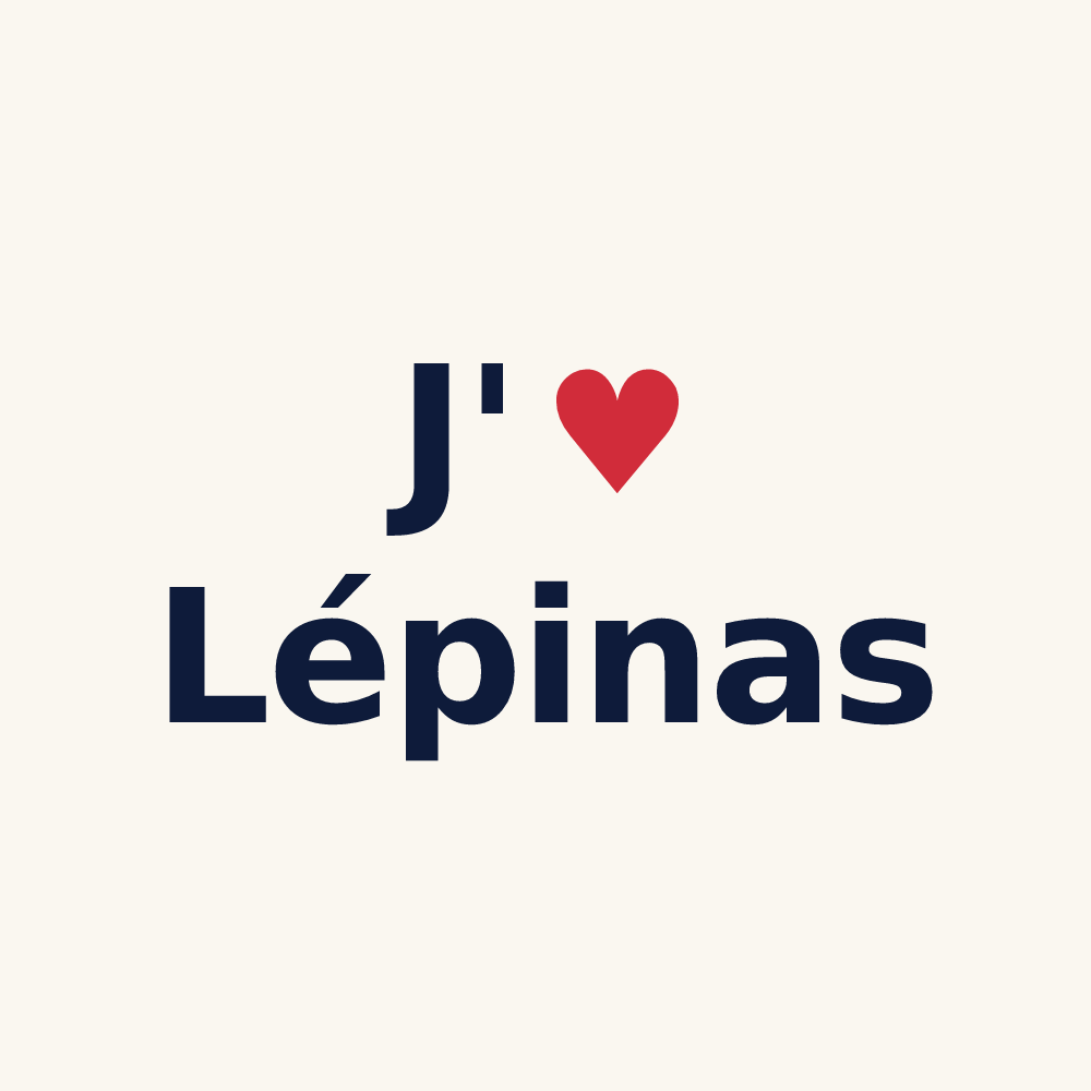 Tasse personnalisée Lépinas — design J'aime Lépinas