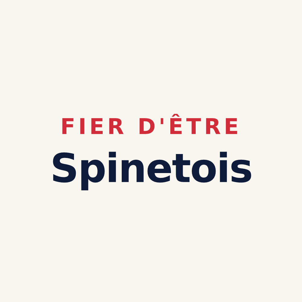 Tasse « Fier d'être Spinetois » — design pour Lépine