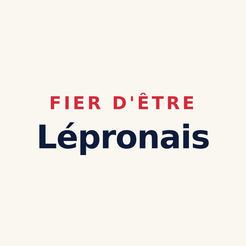 Tasse « Fier d'être Lépronais » — design pour Lépron-les-Vallées