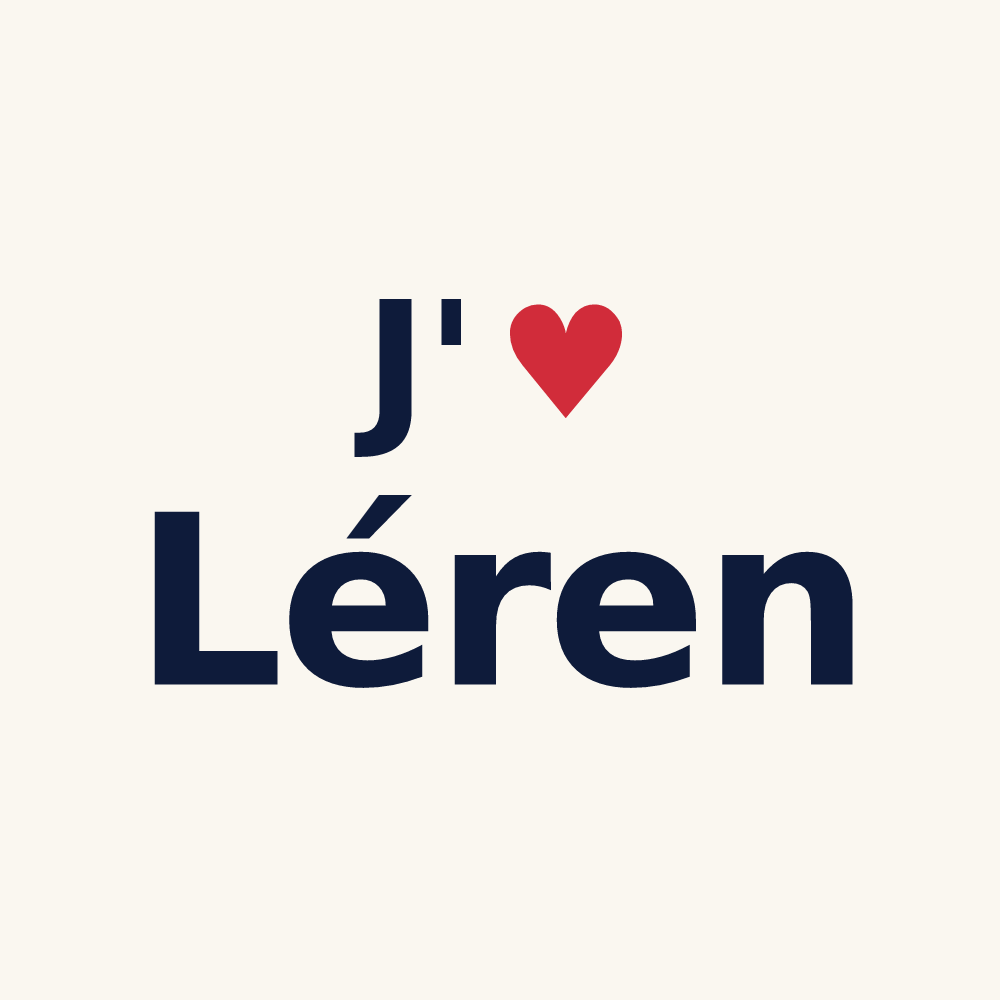 Tasse personnalisée Léren — design J'aime Léren