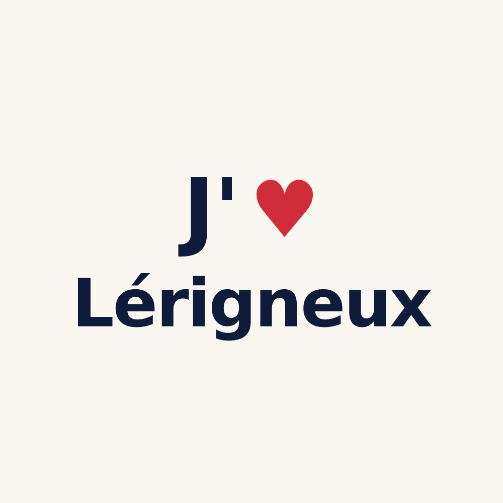 Tasse personnalisée Lérigneux — design J'aime Lérigneux