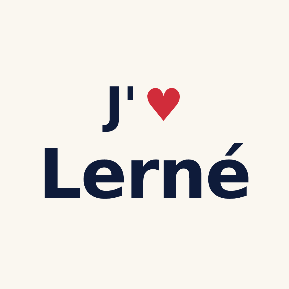 Tasse personnalisée Lerné — design J'aime Lerné