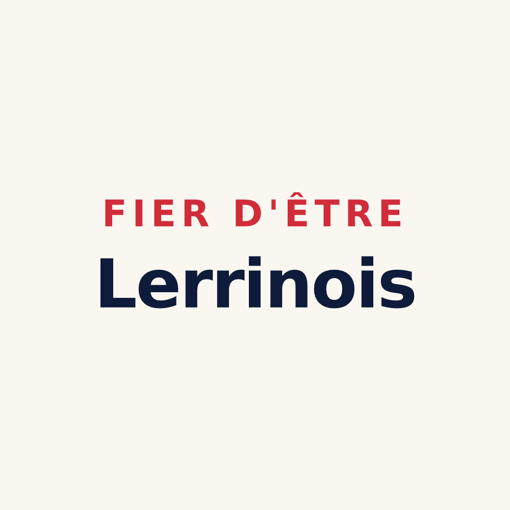 Tasse « Fier d'être Lerrinois » — design pour Lerrain