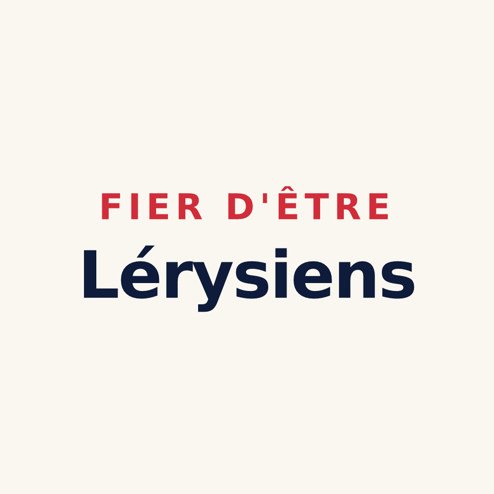 Tasse « Fier d'être Lérysiens » — design pour Léry