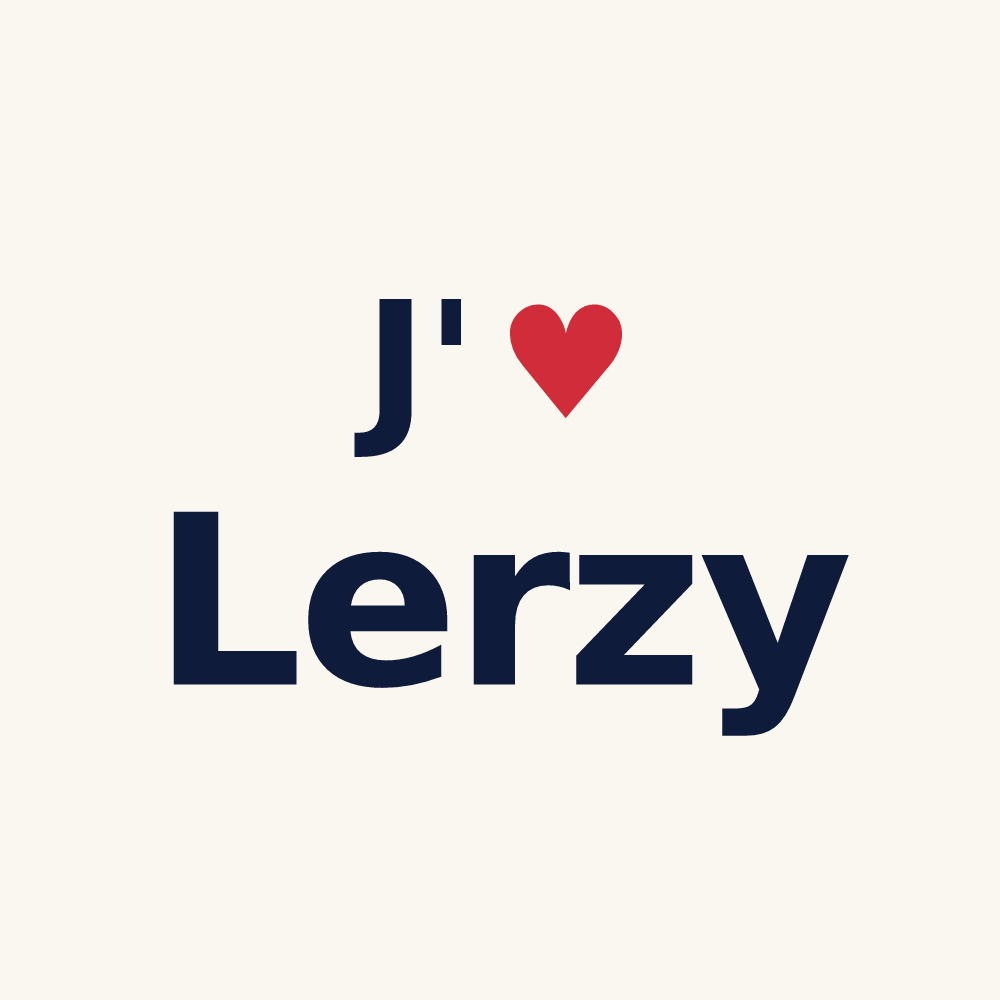 Tasse personnalisée Lerzy — design J'aime Lerzy