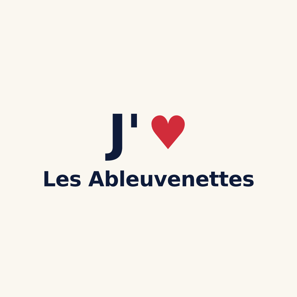 Tasse personnalisée Les Ableuvenettes — design J'aime Les Ableuvenettes