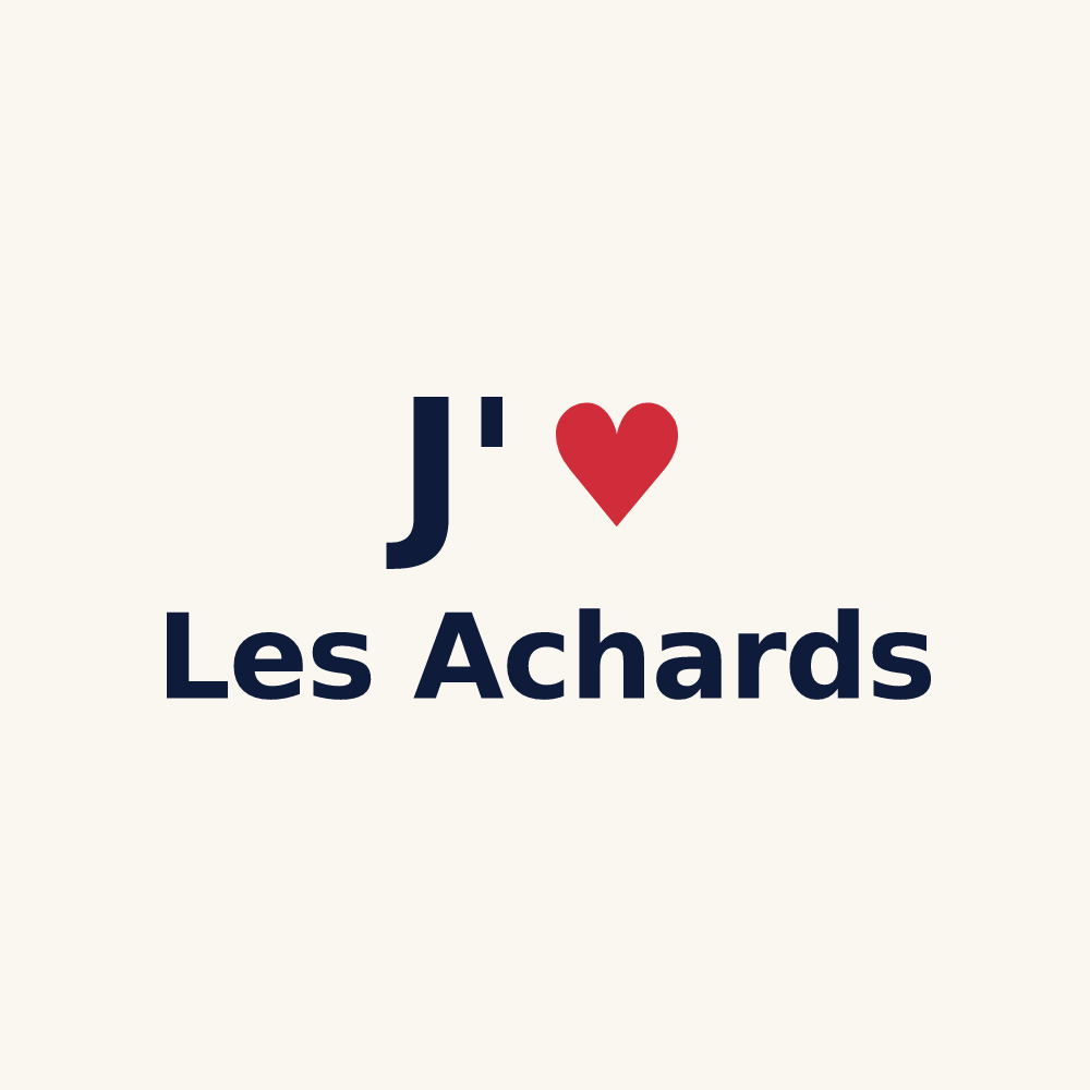 Tasse personnalisée Les Achards — design J'aime Les Achards